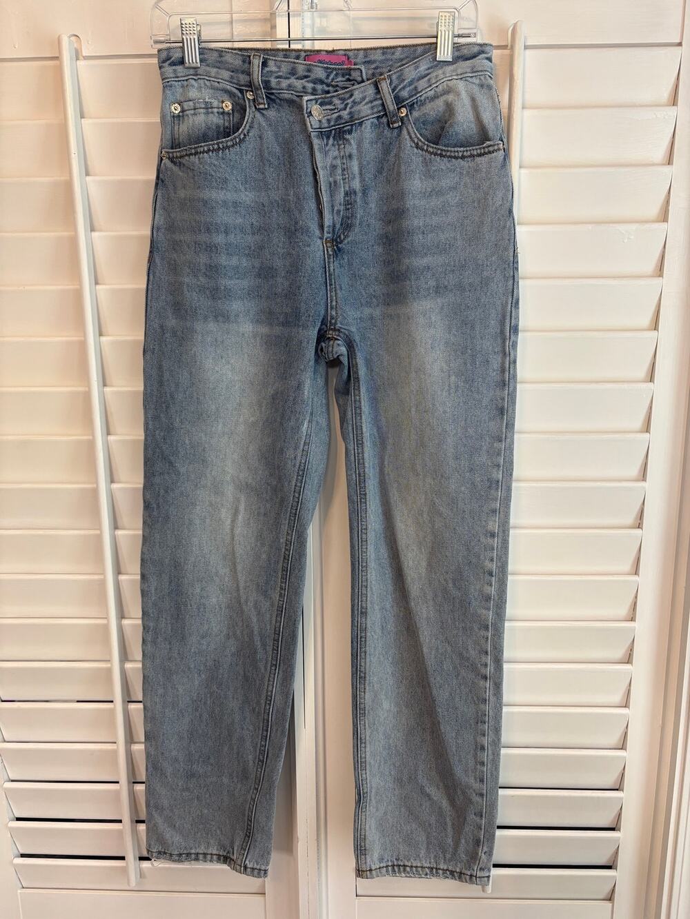 Edikted Crossover‎ Waist Jeans Size Small